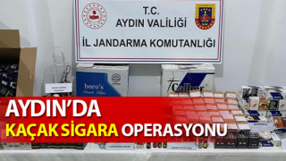 Aydın’da kaçak sigara operasyonu