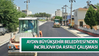 Büyükşehir’den İncirliova’da asfalt çalışması