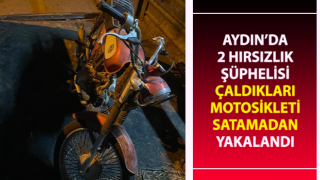 Çaldıkları motosikleti satamadan gece kartallarına yakalandılar