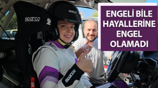 Engeli bile hayallerine engel olamadı