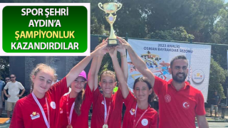 Genç sporcular Aydın’a şampiyonluk kazandırdı