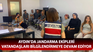 Jandarma ekipleri vatandaşları bilgilendirmeye devam ediyor