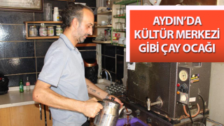 Kültür merkezi gibi çay ocağı