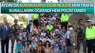 Kuran kursu öğrencileri polisliği yakından tanıdı