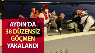 Kuşadası’nda 38 düzensiz göçmen yakalandı