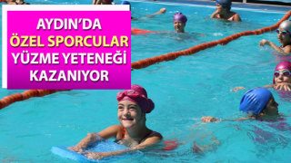 Özel sporcular yüzme yeteneği kazanıyor