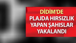 Plaj hırsızları yakalandı