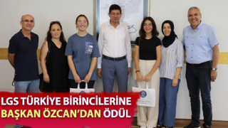 Türkiye birincilerine Başkan Özcan’dan ödül