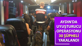 Uyuşturucu operasyonunda 30 şüpheli yakalandı