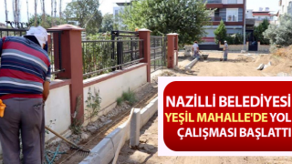 Yeşil Mahalle'de yol çalışması başladı