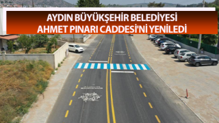 Aydın Belediyesi Ahmet Pınarı Caddesi'ni yeniledi