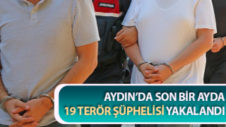 Aydın’da 19 terör şüphelisi yakalandı