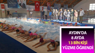 Aydın’da 8 ayda 13 bin kişi yüzme öğrendi