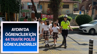 Aydın’da öğrenciler için 44 trafik polisi görevlendirildi