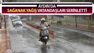 Aydın'da sağanak yağış etkili oldu