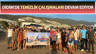 Didim'de temizlik çalışmaları sürüyor