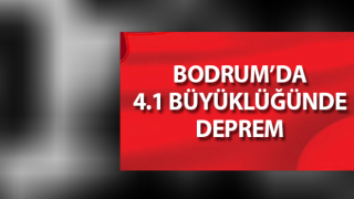 Ege Denizi’nde 4.1 büyüklüğünde deprem