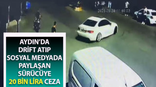 İki dakikalık drift şovu 20 bin liraya mal oldu