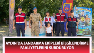 Jandarma ekipleri bilgilendirme faaliyetlerini sürdürüyor