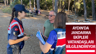 Jandarma ekipleri vatandaşları bilgilendirdi