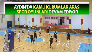 Kamu Kurumlar Arası Spor Oyunları devam ediyor