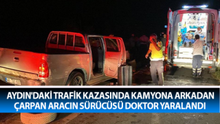 Kontrolden çıkan araç kamyona arkadan çarptı: 1 yaralı