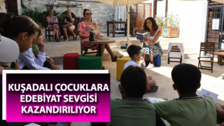 Kuşadalı çocuklara edebiyat sevgisi kazandırılıyor