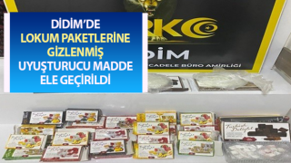 Lokum paketine uyuşturucu saklamışlar