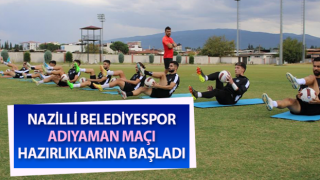 Nazilli Belediyespor maç hazırlıklarına başladı