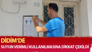 Suyun verimli kullanılmasına dikkat çekildi