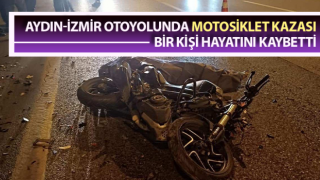 Aydın-İzmir Otoyolunda Motosiklet Kazası