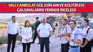 Aydın Valisi Yakup Canbolat çalışmaları yerinde inceledi