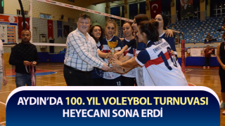 Aydın’da 100. Yıl Voleybol Turnuvası heyecanı sona erdi