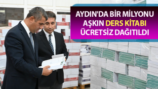 Aydın'da bir milyonu aşkın ders kitabı ücretsiz dağıtıldı