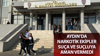 Aydın’da narkotik ekipleri, 13 günde 140 olaya müdahale etti