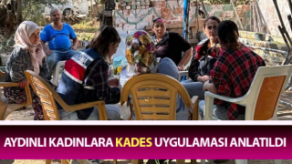 Aydınlı kadınlara KADES uygulaması anlatıldı