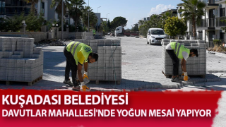 Davutlar Mahallesi'nde çalışmalar devam ediyor