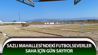 Futbolseverler saha için gün sayıyor