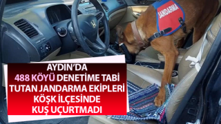 Jandarma Aydın’da kuş uçurtmuyor