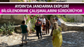 Jandarma bilgilendirme çalışmalarını sürdürüyor