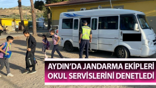 Jandarma ekipleri okul servislerini denetledi