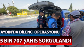 Jandarmadan dilenci operasyonu