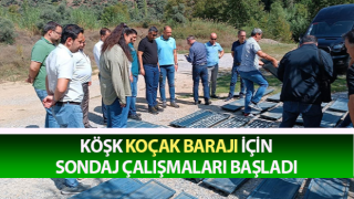 Koçak Barajı için sondaj çalışmaları başladı