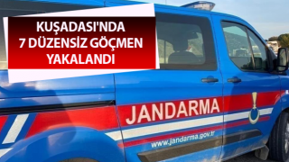 Kuşadası'nda 7 düzensiz göçmen yakalandı