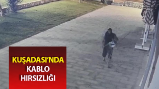 Kuşadası’nda kablo hırsızlığı