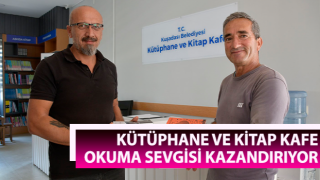 Kütüphane ve Kitap Kafe okuma sevgisi kazandırıyor