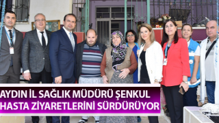 Müdür Şenkul hasta ziyaretlerini sürdürüyor