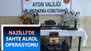 Nazilli’de sahte alkol ele geçirildi