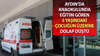 Okulda üzerine dolap düşen küçük çocuk yaralandı