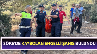 Söke'de kaybolan engelli şahıs bulundu